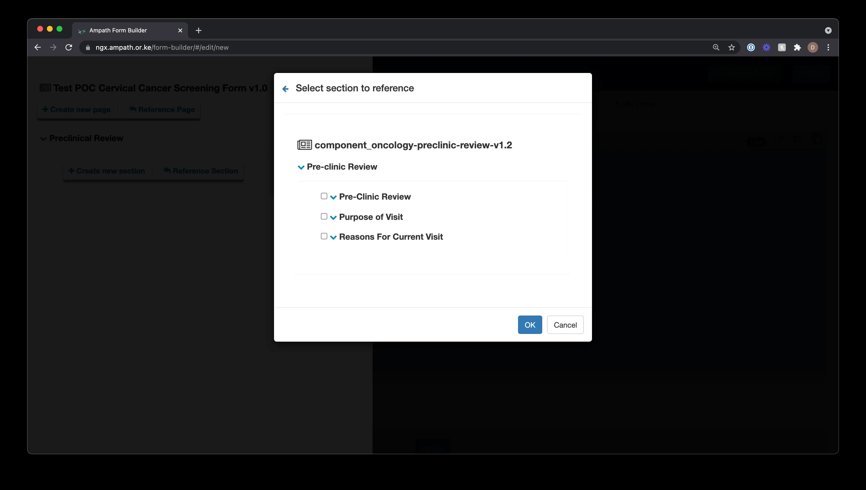 Referencing a section